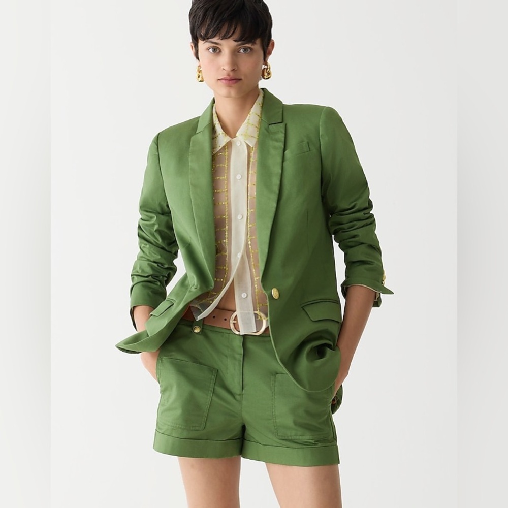 NWT J.Crew Alfie Blazer in Chino Utility Green